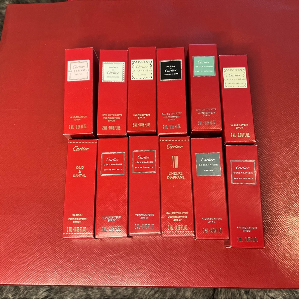 ❌SOLD❌NWT Cartier bundle sample perfumes